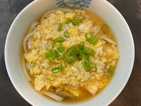 生姜と大根おろしで作るふんわりトロトロかき玉うどん